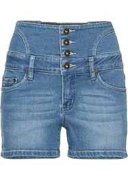 Shorts di jeans a vita alta, bonprix