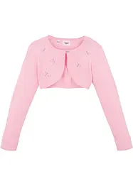Bolero in maglia con farfalle applicate, bonprix