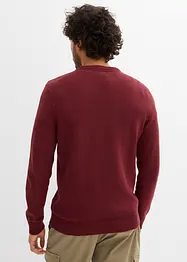 Maglione in filato fine con cotone riciclato, bonprix