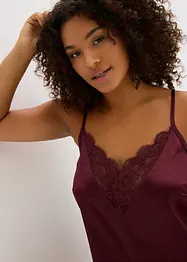 Sottoveste in satin con effetto lucido, bonprix