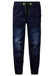 Jeans in felpa con elastico in vita regular fit, tapered, bonprix