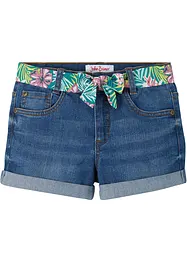Shorts di jeans elasticizzati con cintura, bonprix