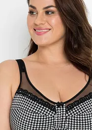 Reggiseno contenitivo senza ferretto con spalline imbottite, bonprix
