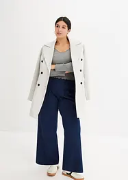 Pantaloni svasati, a vita alta, bonprix