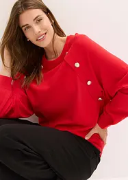 Maglione in filato fine misto viscosa, bonprix
