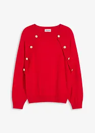 Maglione in filato fine misto viscosa, bonprix
