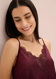 Sottoveste in satin con effetto lucido, bonprix