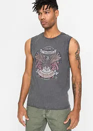 Canotta in puro cotone biologico in look lavato, bonprix