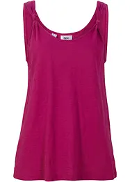 Top di cotone con nodi, bonprix
