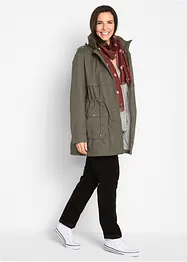 Parka di cotone foderato in jersey, bonprix