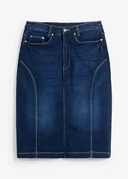 Gonna elasticizzata con cinta comfort a vita alta, bonprix