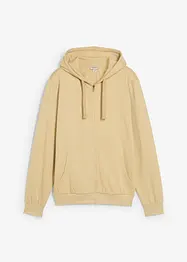 Felpa con zip e cappuccio, bonprix