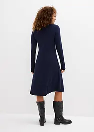 Abito in maglia svasato, bonprix