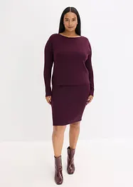 Abito in maglia e sottogiacca (set 2 pezzi), bonprix