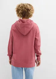 Felpa con cappuccio in puro cotone, bonprix