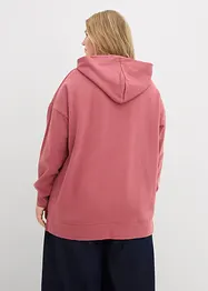 Felpa con cappuccio in puro cotone, bonprix