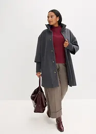 Cappotto corto in simil lana, bonprix
