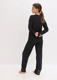 Pigiama con pizzo delicato, bonprix