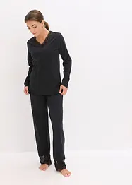 Pigiama con pizzo delicato, bonprix