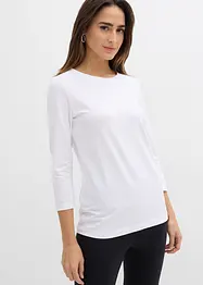 Maglia con maniche a 3/4 e puro cotone biologico, bonprix