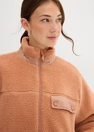 Giacca in pile teddy, bonprix