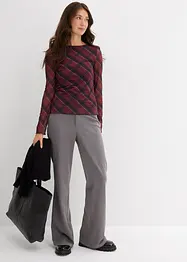 Maglia a maniche lunghe in mesh fine, bonprix