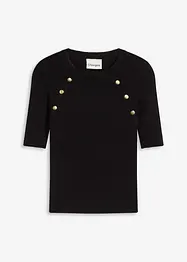 Maglione in filato fine di misto viscosa fluente, bonprix