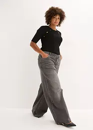 Maglione in filato fine di misto viscosa fluente, bonprix