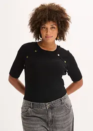 Maglione in filato fine di misto viscosa fluente, bonprix