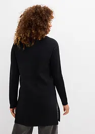 Maglione lungo con cotone riciclato, bonprix