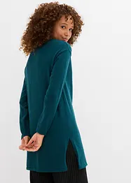 Maglione lungo con cotone riciclato, bonprix