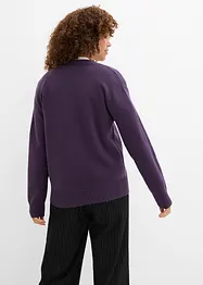 Cardigan in filato fine a coste Milano, bonprix