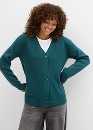 Cardigan in filato fine a coste Milano, bonprix