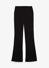 Pantaloni a zampa elasticizzati in cotone biologico, bonprix