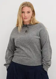 Maglione con colletto, bonprix