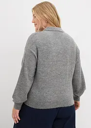 Maglione con colletto, bonprix