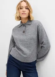 Maglione con colletto, bonprix