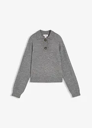Maglione con colletto, bonprix