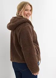 Giacca in pile teddy, bonprix