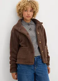 Giacca in pile teddy, bonprix