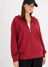 Felpa lunga con zip, bonprix