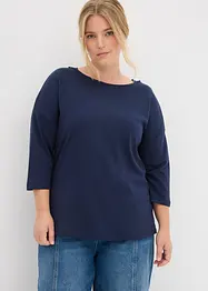 Maglia a spalle scoperte in puro cotone, bonprix