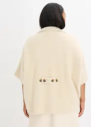 Cardigan in filato effetto piuma, bonprix