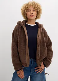 Giacca in pile teddy, bonprix