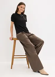 Maglia con applicazione di strass, bonprix