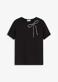 Maglia con applicazione di strass, bonprix