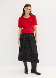 Maglione con fiocchi, bonprix