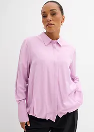 Blusa in satin di misto viscosa, bonprix