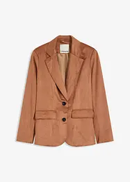Blazer in similpelle scamosciata, bonprix
