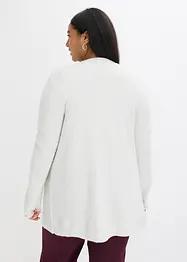 Maxi cardigan con paillettes e filato lucido, bonprix